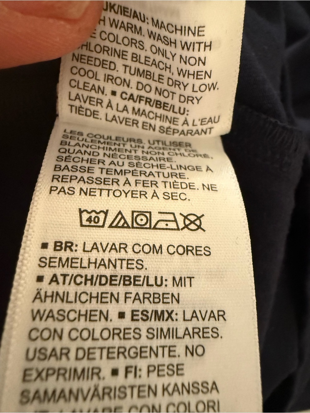 Amazon Essentials Navy Short Sleeve Tee View 6
